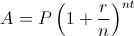 Compound Interest Formula