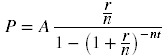 Immediate Annuity Payment Formula