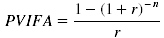 PVIFA Formula